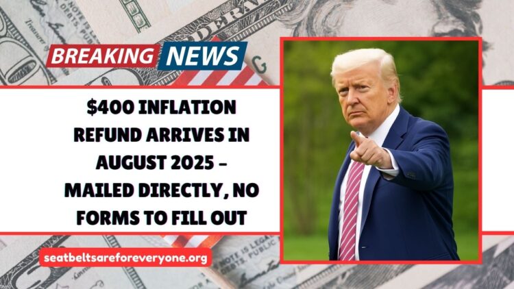 $400 Inflation Refund Arrives In August 2025 – Mailed Directly, No Forms To Fill Out